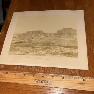 Vintage Ruins of Fort on Peninsula of Eëtioneia Attica Greek Sculpture Photo